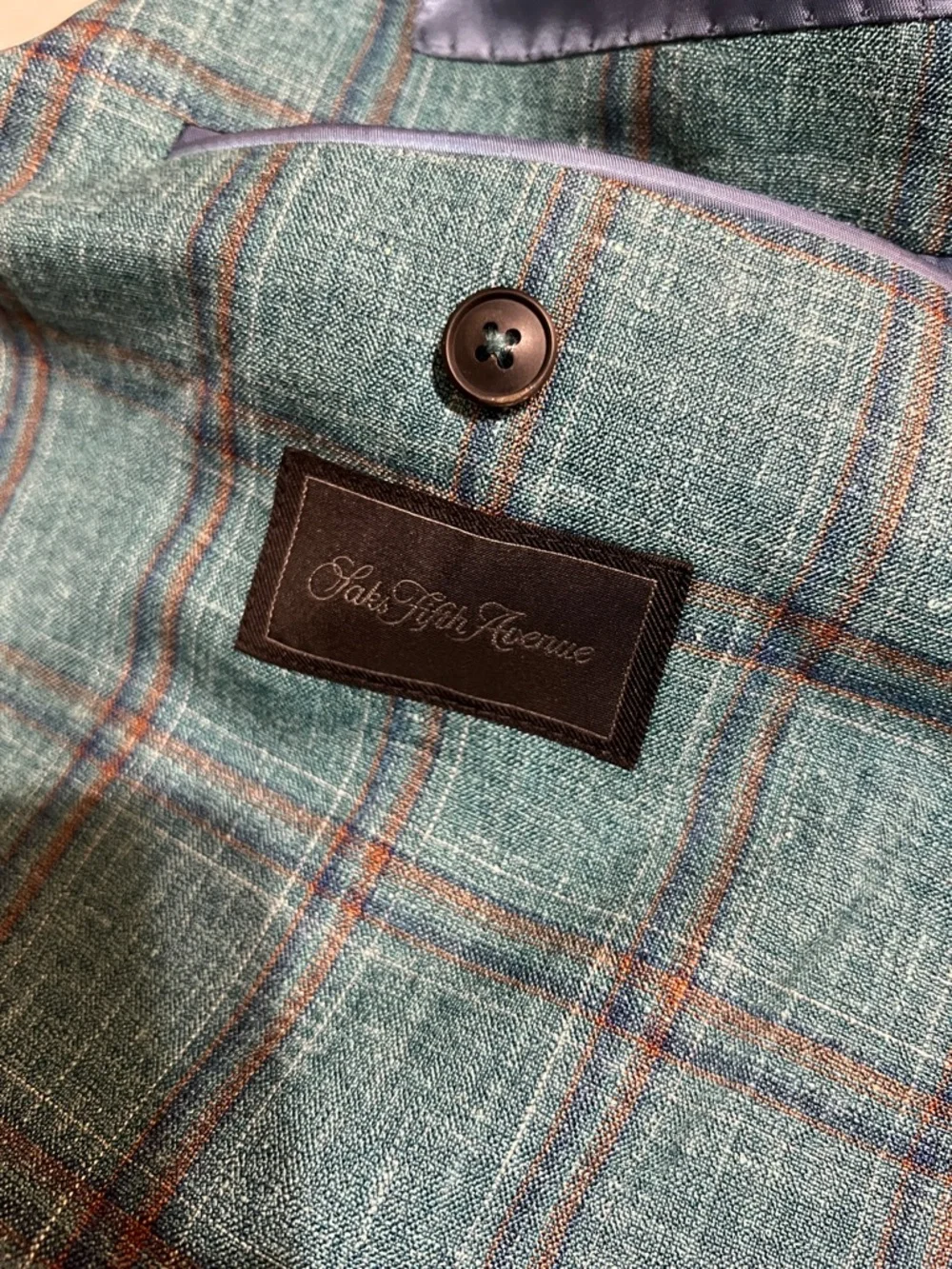 Saks Fifth Avenue x Loro Piana Tailored Cropped Silk/Wool/Linen Blazer READ DESC